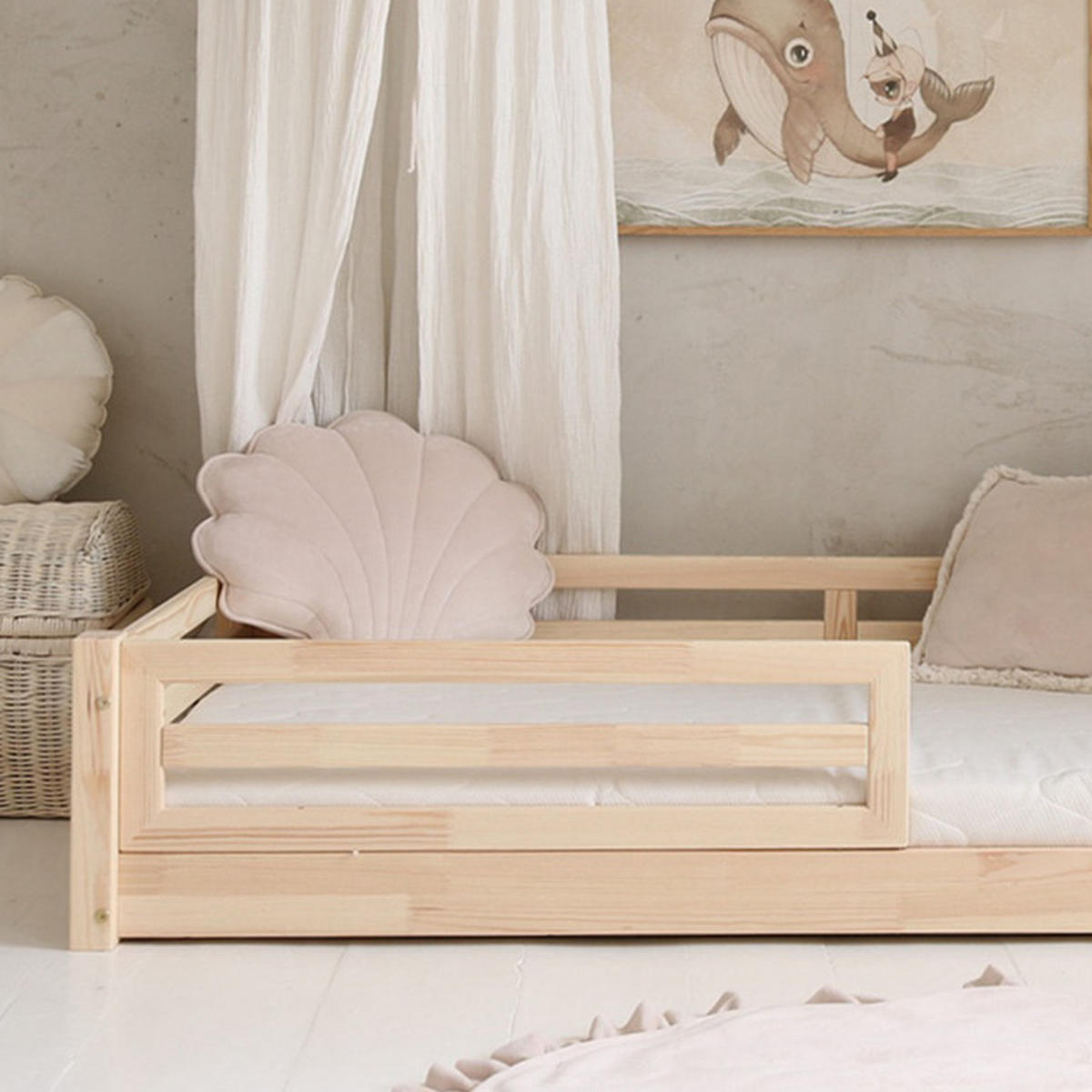 POSTEL 90/190 Myléna Dřevo - hnědá, dřevo (90/190cm) - Petits-meubles