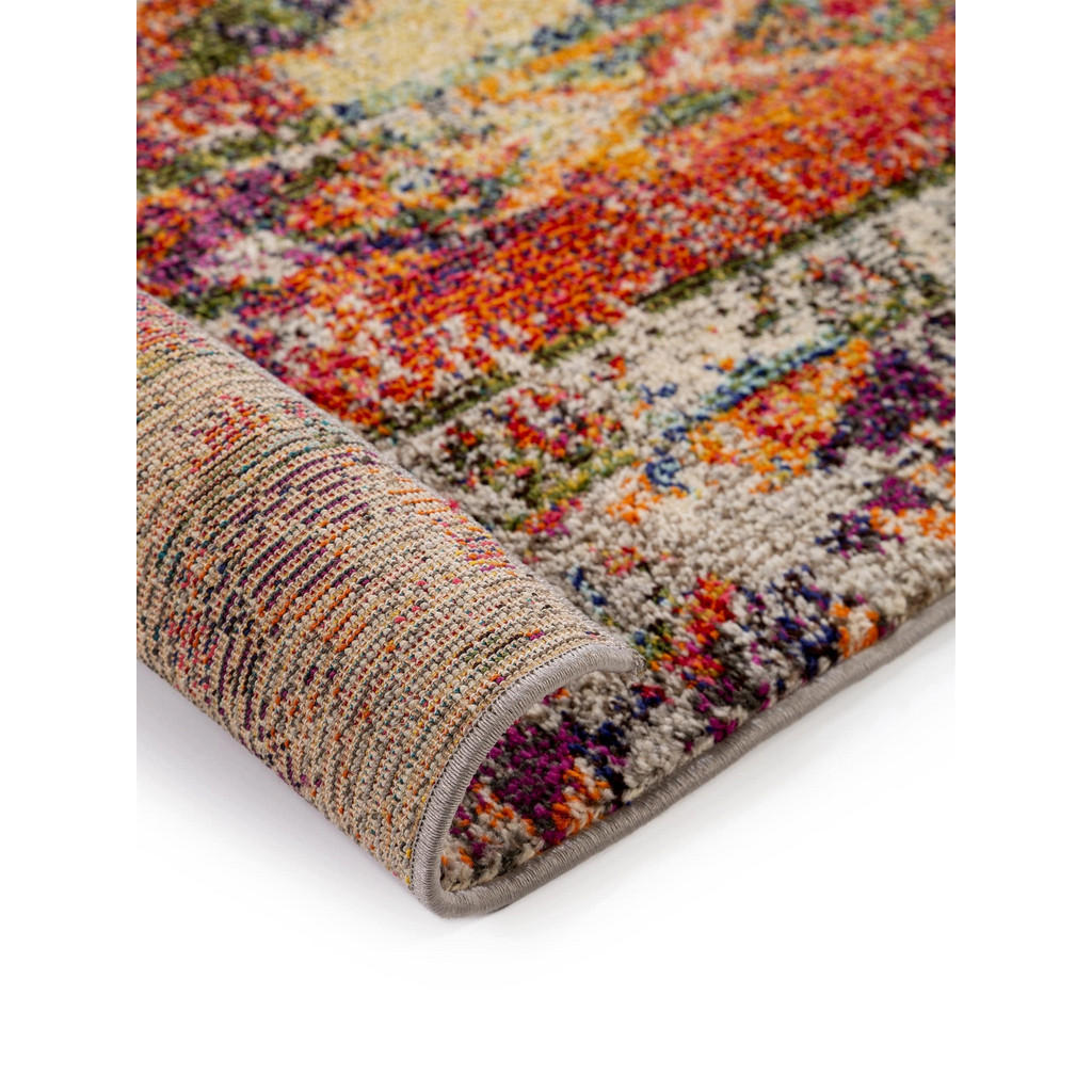 Thumbnail - benuta Nest Teppich, Mehrfarbig, Textil, Zeichen/Symbole/Nummern/Buchstaben, Rechteckig, 160x230 cm, Oeko-Tex® Standard ...