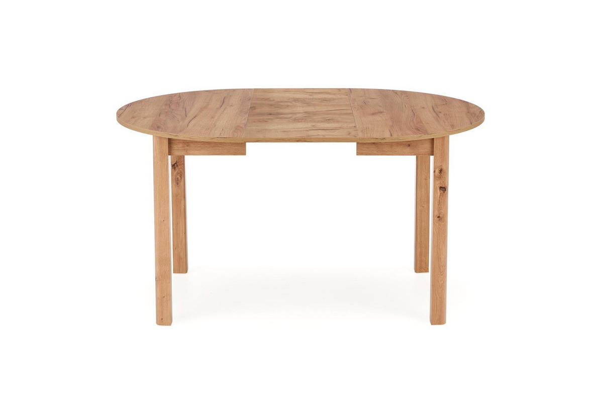 ESSTISCH rund Eiche Gold ausziehbar - Eichefarben, Holzwerkstoff (102/102/76cm) - designimpex