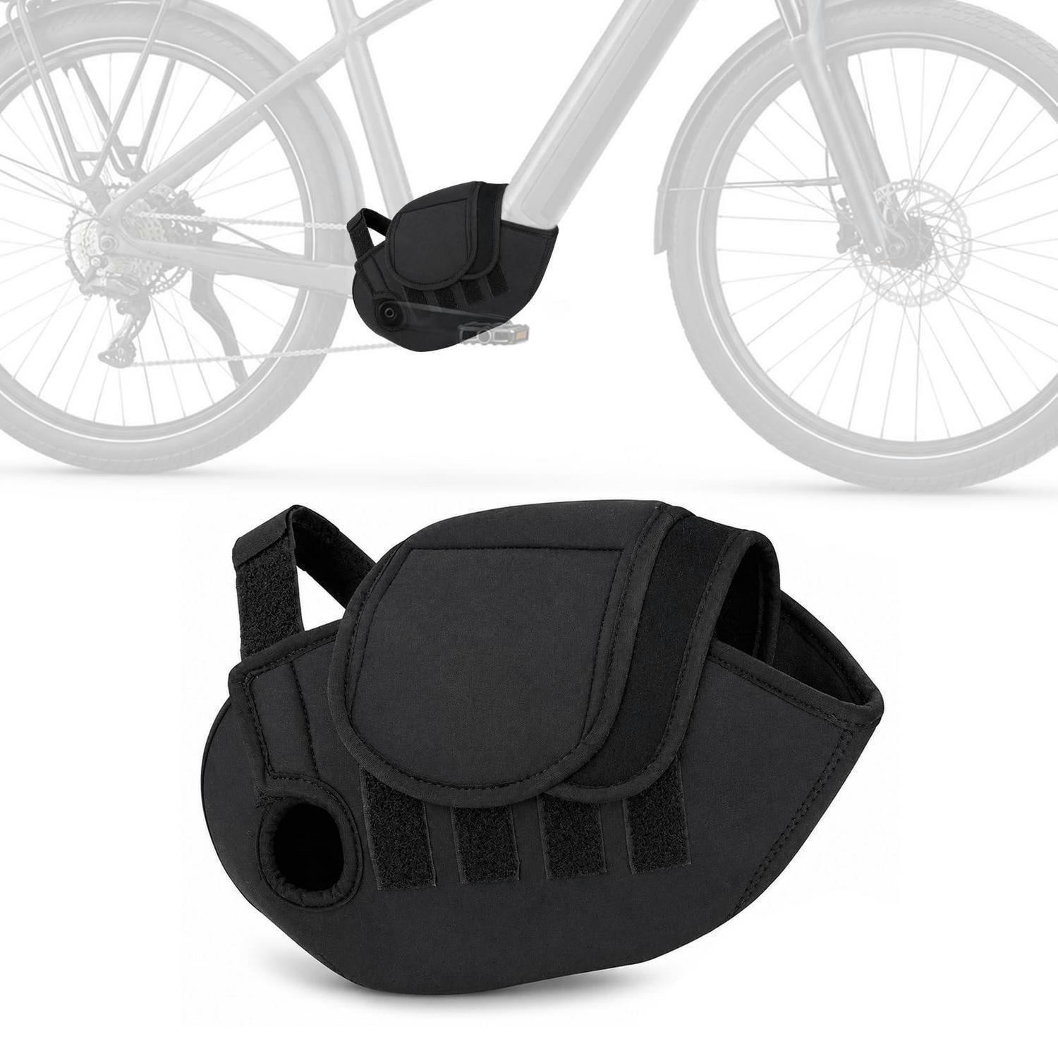 SCHUTZHÜLLE E-Bike Mittelmotor Schwarz - Schwarz, Textil (15/5/20cm)