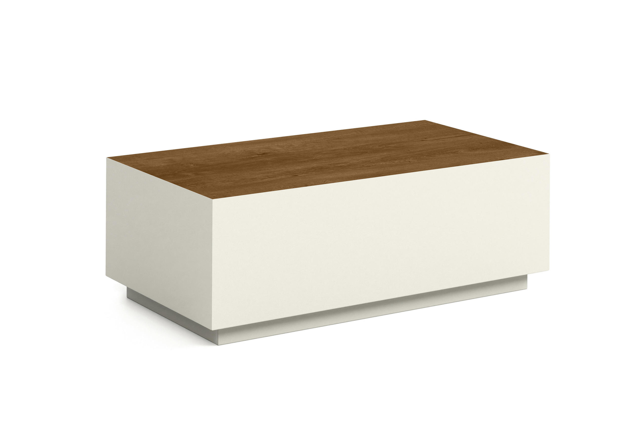 COUCHTISCH MORISS - Wildeiche/Kaschmir, Holzwerkstoff (55/100/36cm) - Meblini