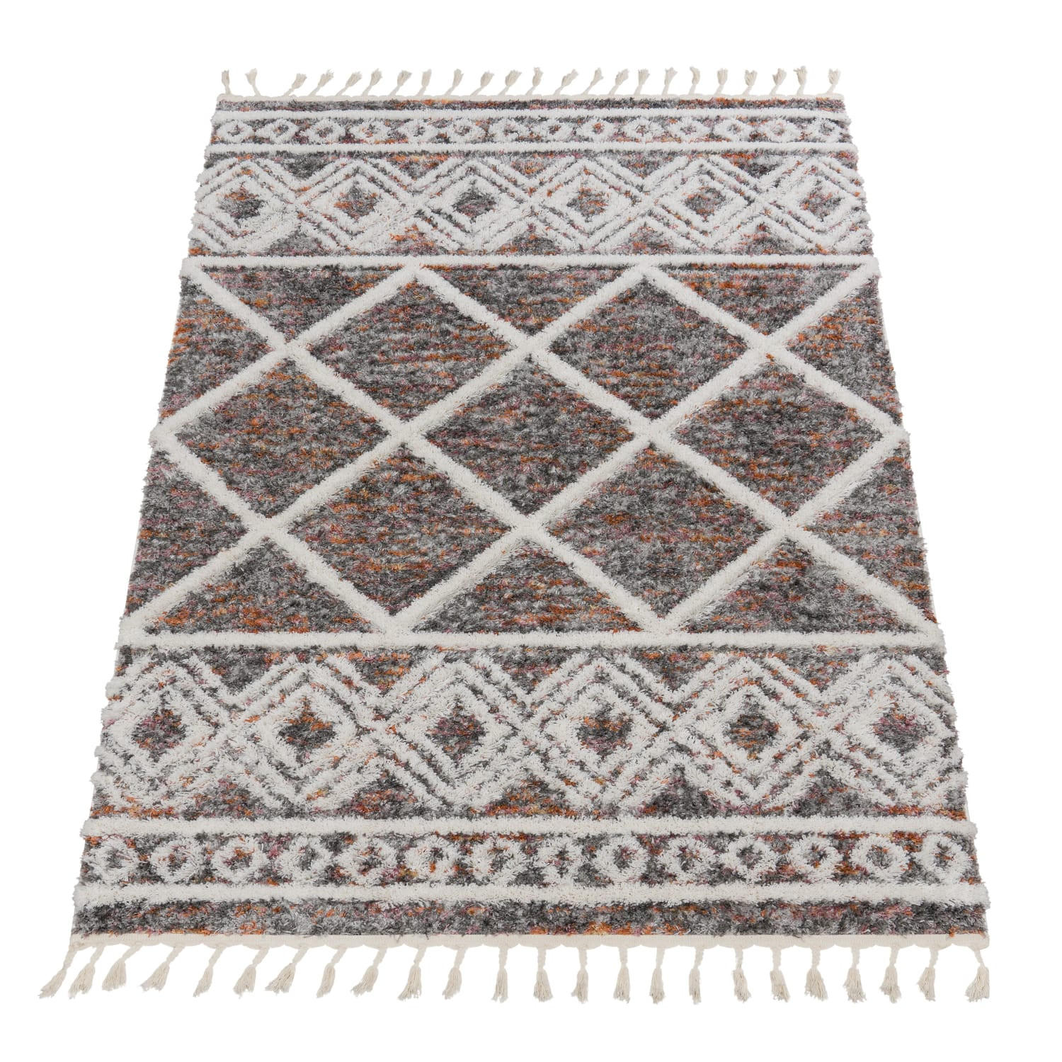 HOCHFLORTEPPICH 140/200 cm Monza 651 - Multicolor, Textil (140/200cm) - Paco Home