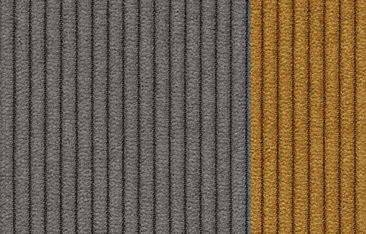 SESSEL OLI in Cordstoff dunkelgrau - Dunkelgrau, Holz/Textil (130/91/108cm) - Courtois Laville