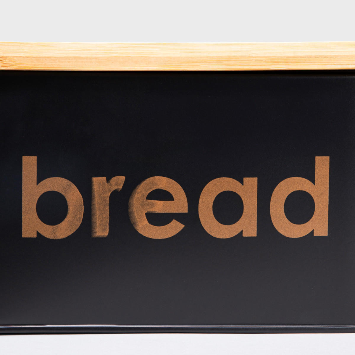 BROTKASTEN Parma schwarz 34/18,5/12 cm - Schwarz, Metall (18/12/37cm) - Homla