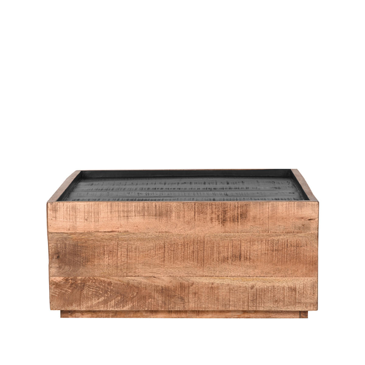 COUCHTISCH Noble Brown 80/80/37 cm - Braun, Holz (80/80/37cm) - LABEL51