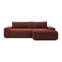 SCHLAFSOFA - 4 Personen - Stoff - Bordeaux - - Bordeaux, Textil (264/87/162cm) - Vente-Unique
