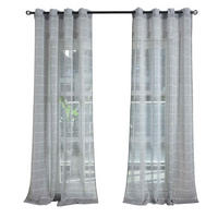 VORHANG 2ER SET »Kassel« HxB 245x140 cm Grau - Grau, Textil (140/245cm) - Gardinenbox