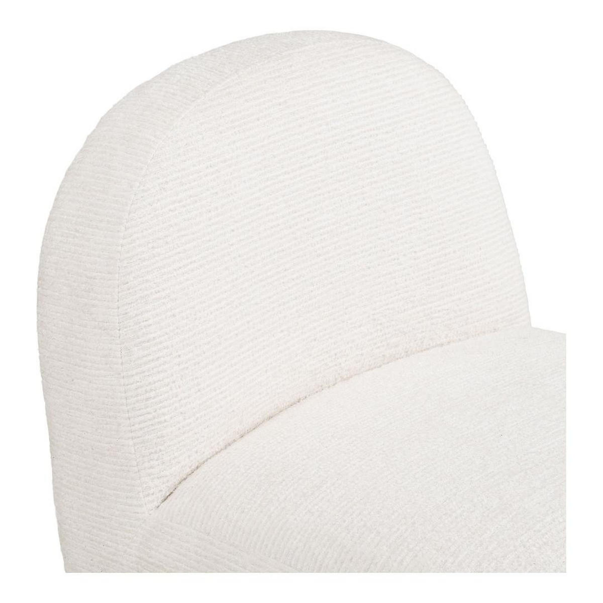 SESSEL, Dina, Cremeweiß, Metall / Polyester, 74 x 67 x 70 cm - Creme, Textil/Metall (74/70/67cm) - ebuy24