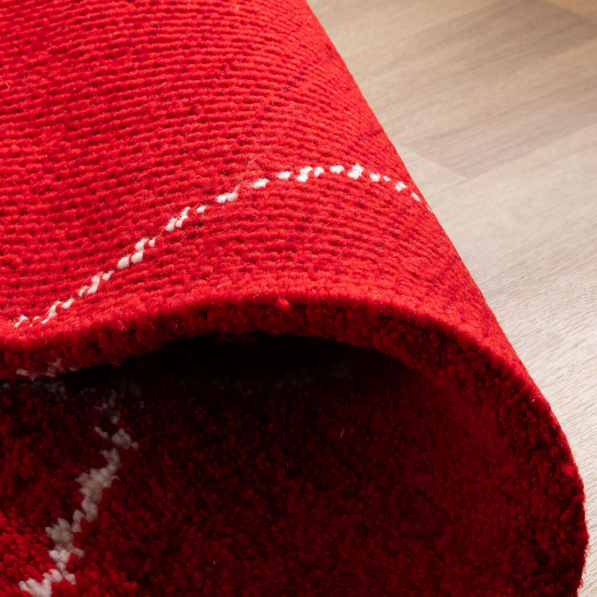 BERBERTEPPICH 140/200 cm Boumia - Rot, Naturmaterialien/Naturmaterialen (140/200cm) - Steffensmeier