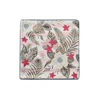 KISSENBEZUG Rosa grün Tropical (50 x 1 x 50 cm) - Multicolor, Textil (50/50cm) - DKD Home Decor
