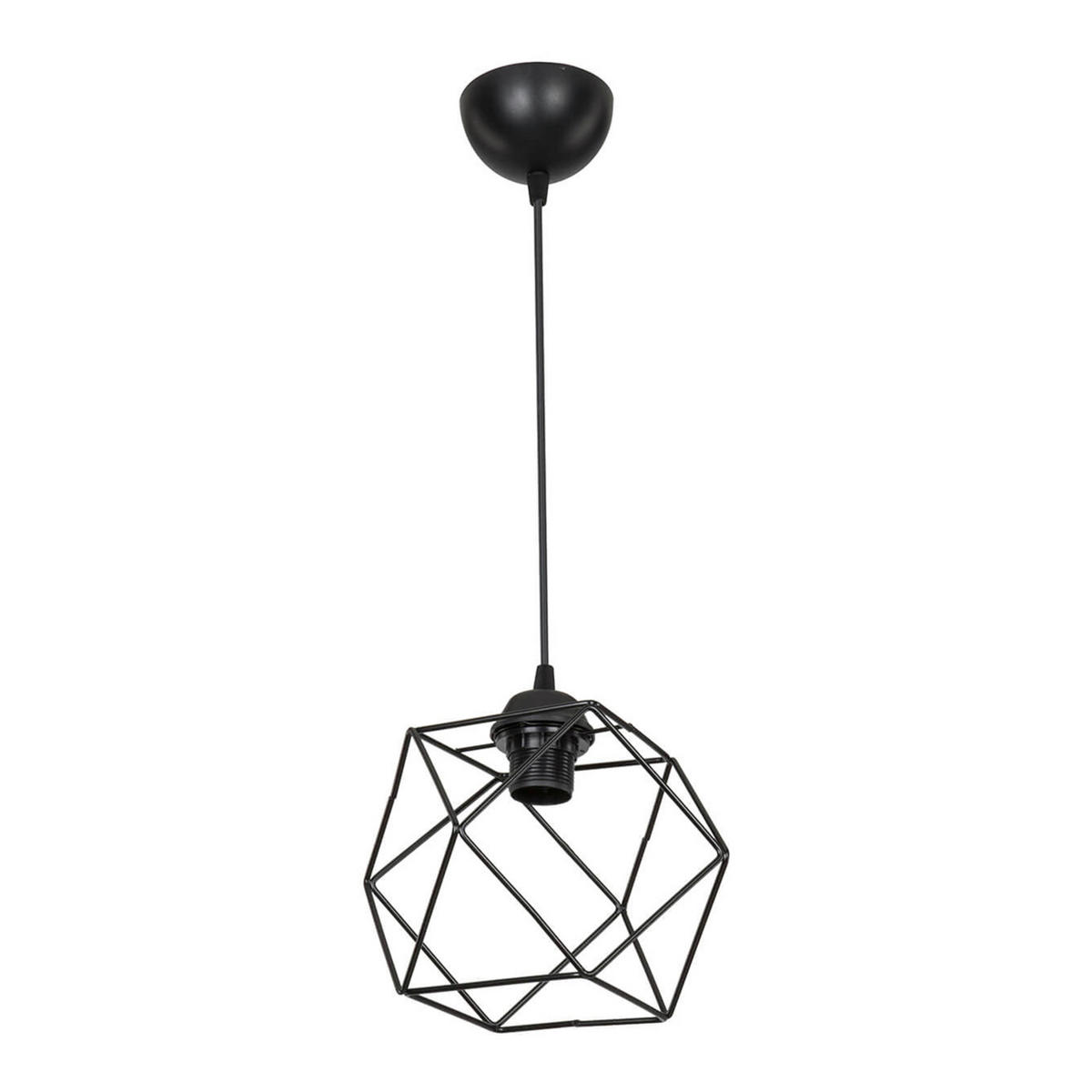 HÄNGELEUCHTE Brentwood - Schwarz, Metall (24/24/60cm) - lux.pro
