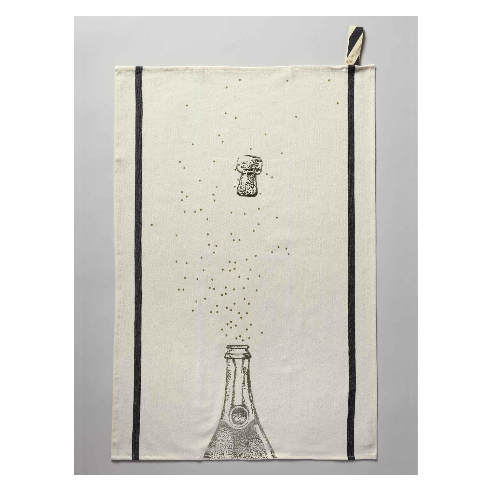 GESCHIRRTUCH Party ekrü 50 x 70 cm - Weiß, Textil (70/50cm)