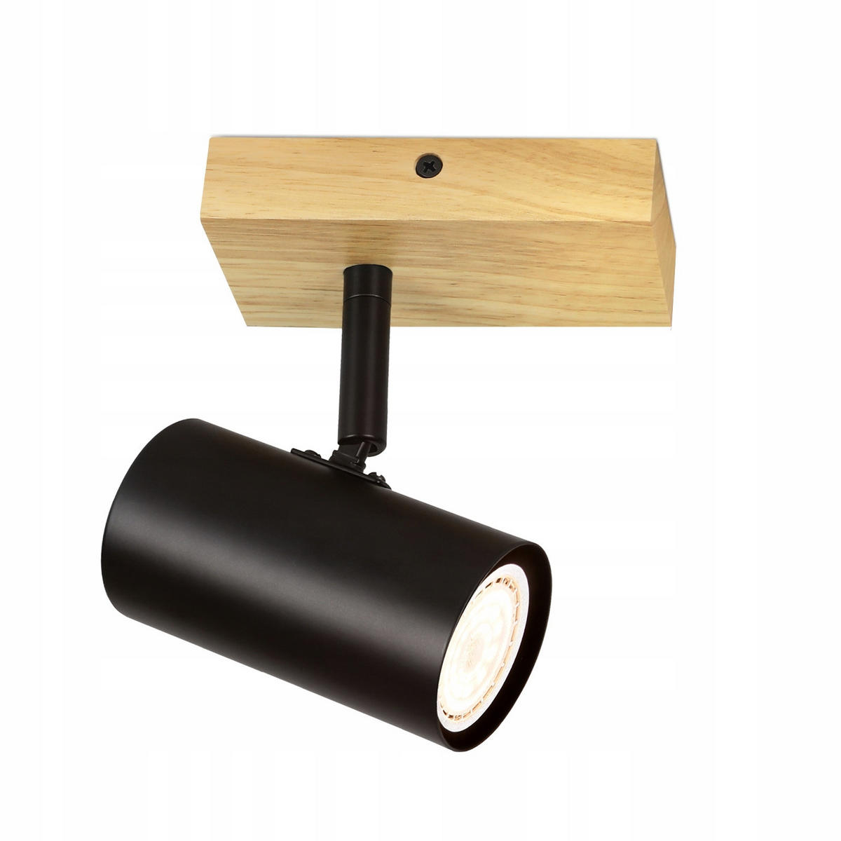 WANDLEUCHTE Blick - Schwarz, Holzwerkstoff (6/17/13cm) - Nettlife