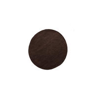 TEPPICH Arcola Braun Ø180/0,5 cm - Braun, Textil (180/180cm) - Light & Living