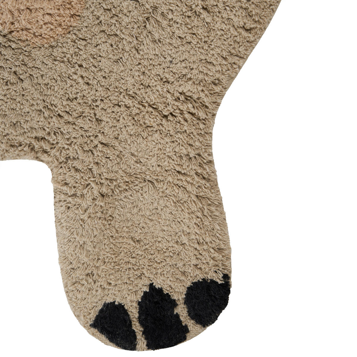 DĚTSKÝ KOBEREC Světle hnědý 80/120 cm Bavlna Rexy - hnědá/světle hnědá, textil (80/120cm) - Beliani