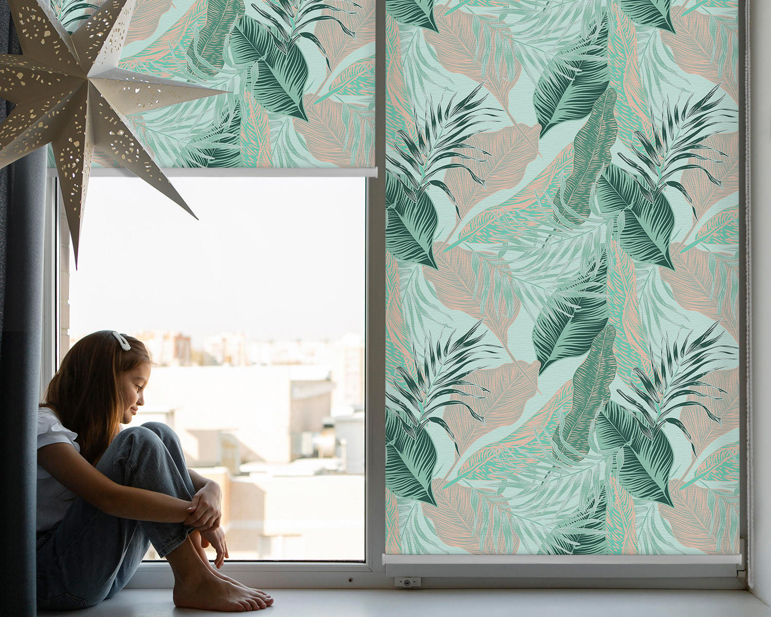 Thumbnail - Tulup Rollo, Blau, Textil, 150x140 cm, Wohntextilien, Rollos & Jalousien, Rollos