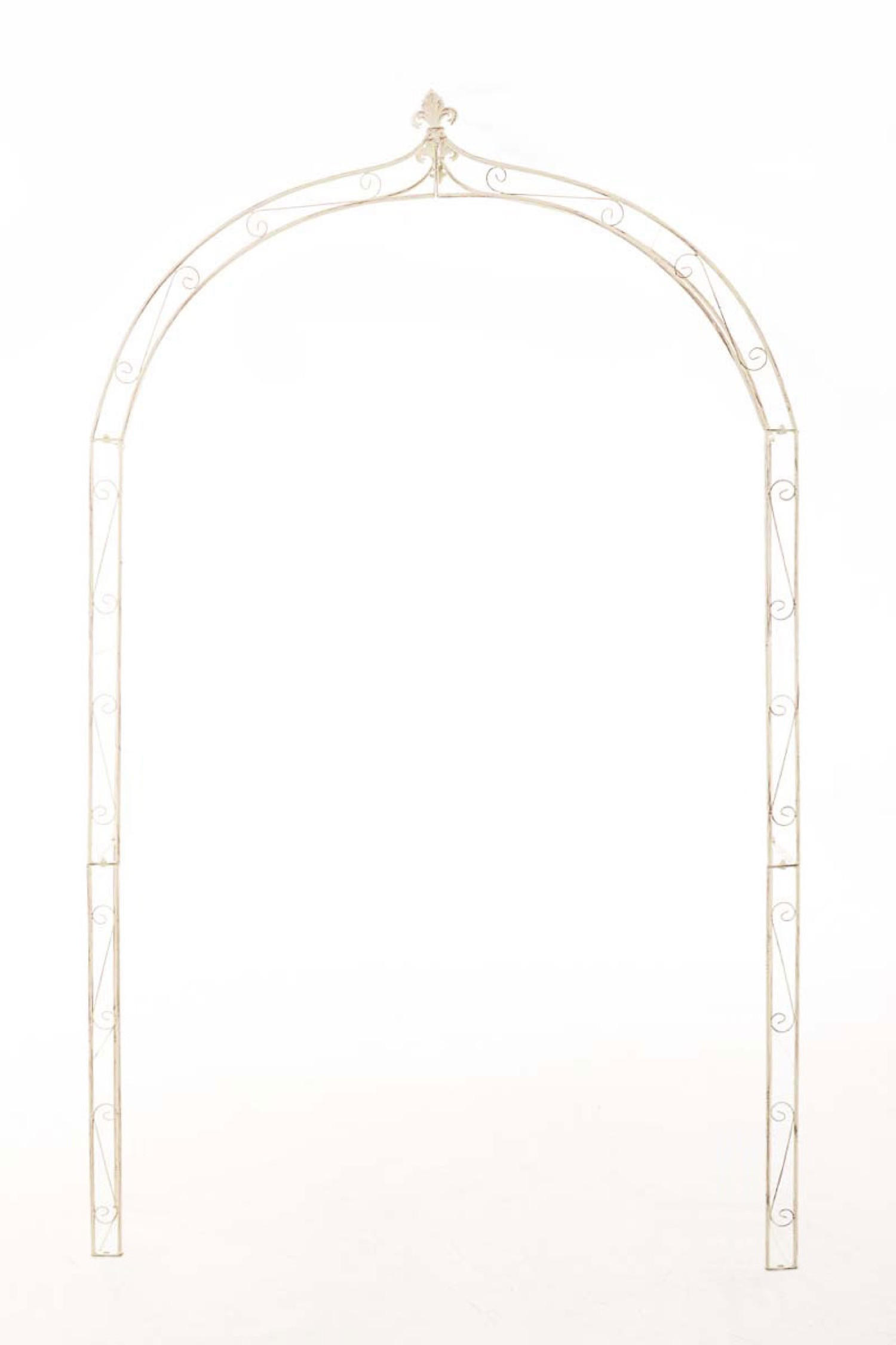 ROSENBOGEN Anra antik-creme - Naturfarben, Metall (143/246/25cm) - TPFGarden