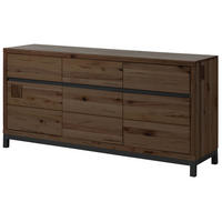 SIDEBOARD Kernbuche 175x45x85 tabacco braun geölt VILLANDERS #208 - Braun, Holz (175/85/45cm) - Massivmoebel24