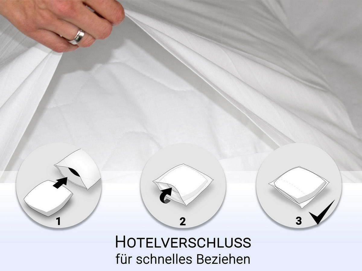 KISSENBEZUG, 2er-Set, 80x80 cm, 100% Baumwolle - Weiß, Textil (80/80cm) - Zollner