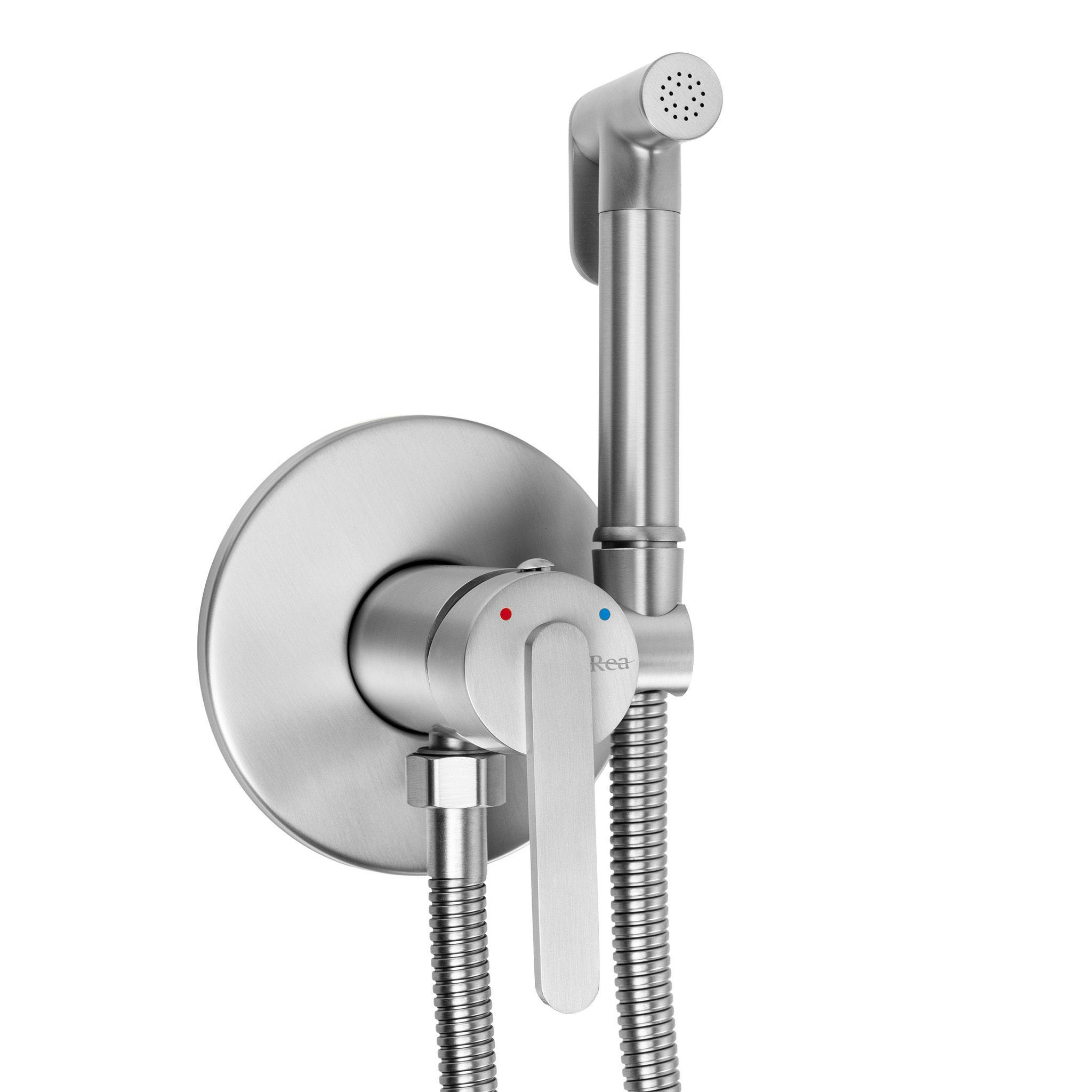 REA Bidetarmatur Nickel 2x12x5.5 cm