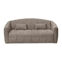 SCHLAFSOFA - 3 Personen - Stoff - Taupe - - Taupe, Textil (200/90/208cm) - Vente-Unique