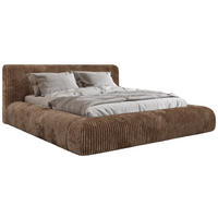 POLSTERBETT TILBEA CLASSIC 180/200 - Braun Cordstoff - ohne Matratze - Braun, Textil (180/200cm) - MKS