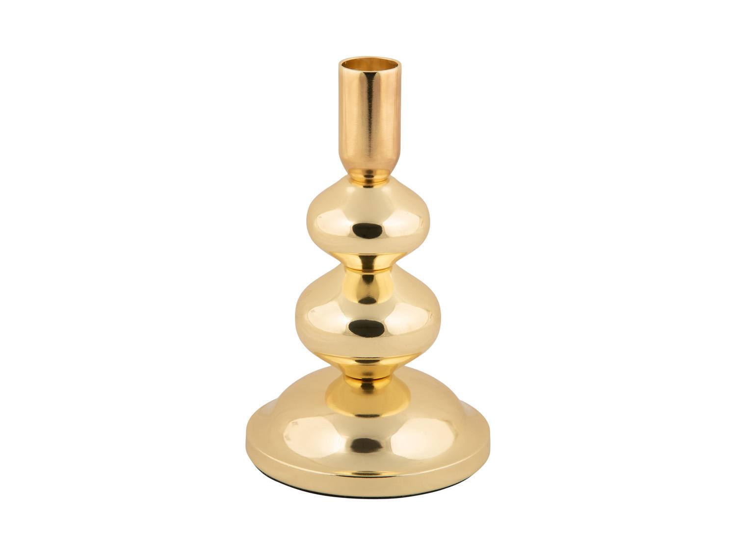 KERZENHALTER Dazzle 16,7 cm - Goldfarben, Metall (10/16.7/10cm)