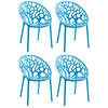STUHL Holle - 2er Set blau - Blau, Kunststoff (59/60/80cm) - TPFLiving