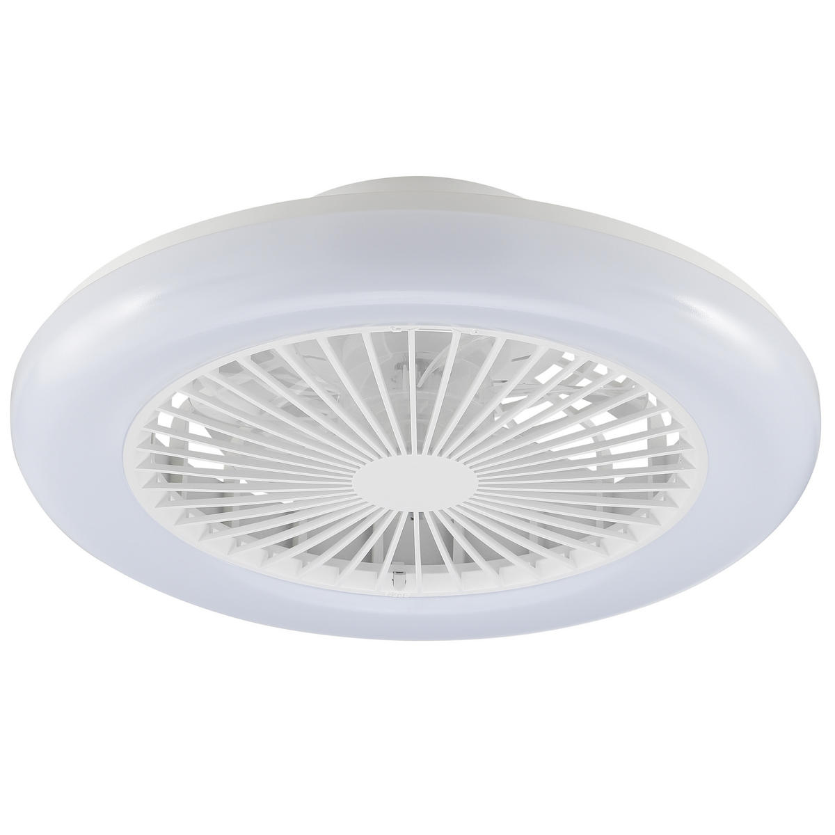 LED DECKENLEUCHTE Montero Weiß 42/42/13,7 cm - Weiß, Metall (42/42/13.7cm) - Brilliant