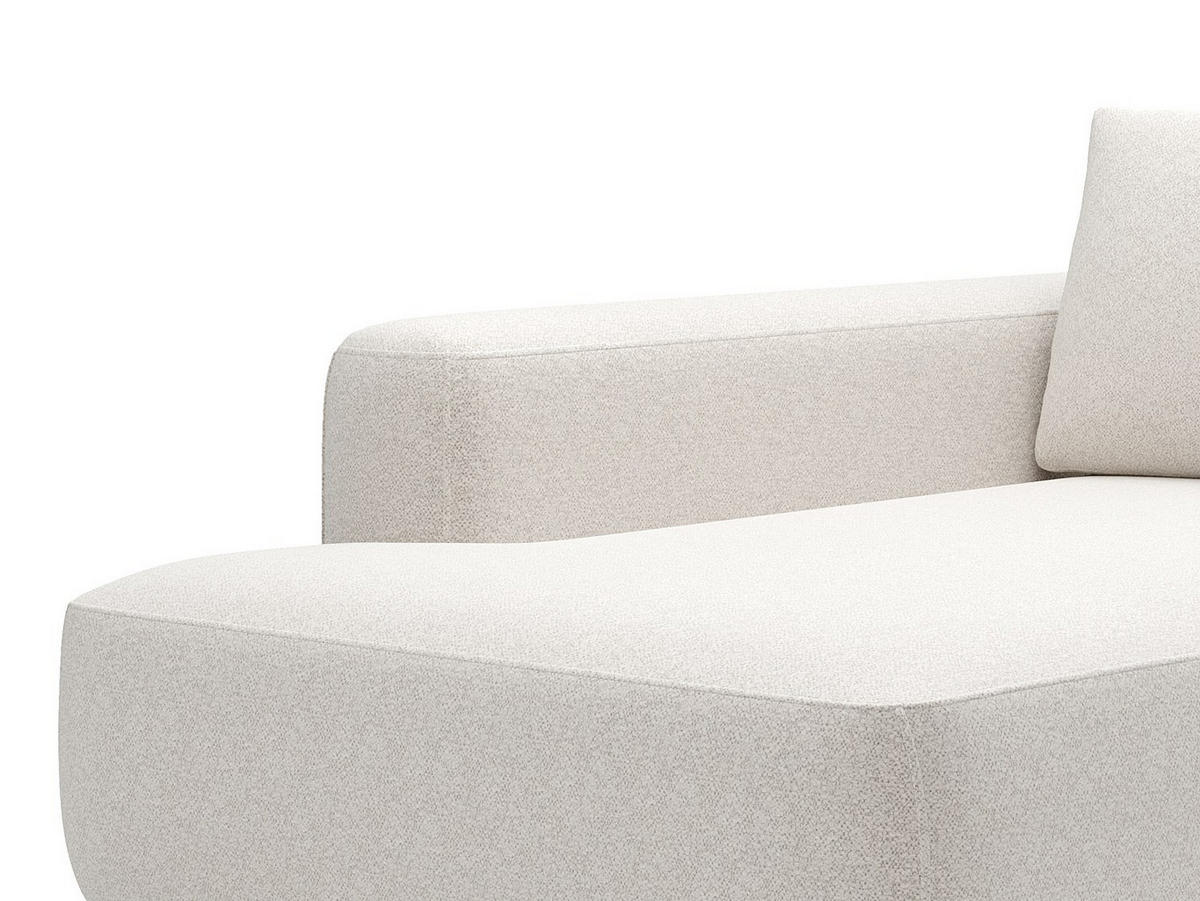 RECAMIERE ohne Schlaffunktion - 1 -Sitzer - Polyester - cremefarben - DAVISO - Creme, Textil (185/84/119cm) - Vente-Unique