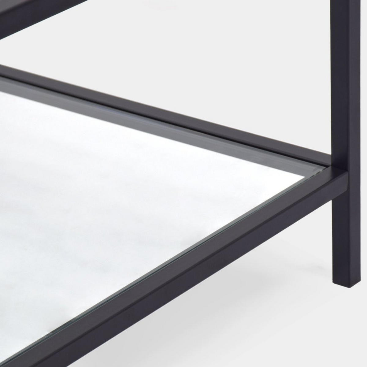 BEISTELLTISCH Crisal Durchsichtig 50 cm x 55 cm 2er-Set - Transparent, Glas (50/50/55cm) - Klast Home