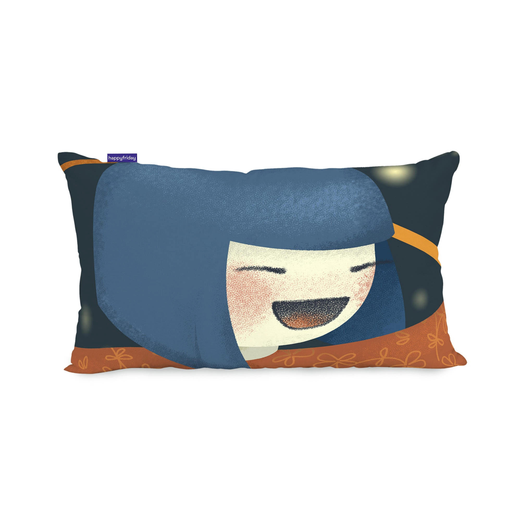 KISSENBEZUG the warrior 50x30 cm mehrfarbig - Multicolor, Textil (50/30cm) - Happy Friday