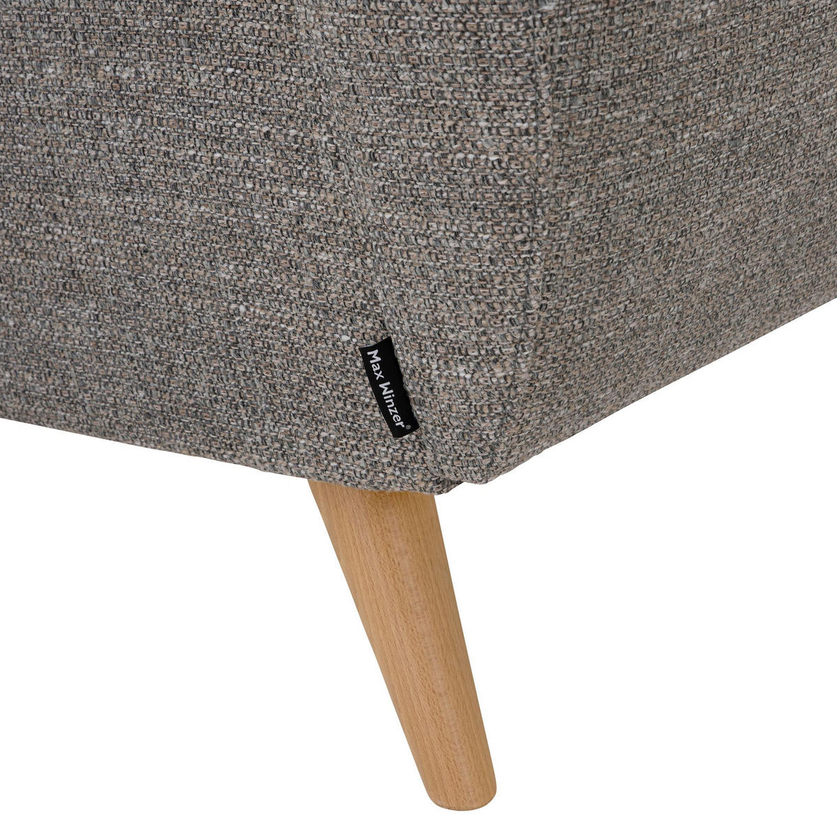 SOFA 3-Sitzer mit Bettfunktion Kazdoia Flachgewebe grau - Grau, Kunststoff (230/85/82cm) - 58aufmkessel