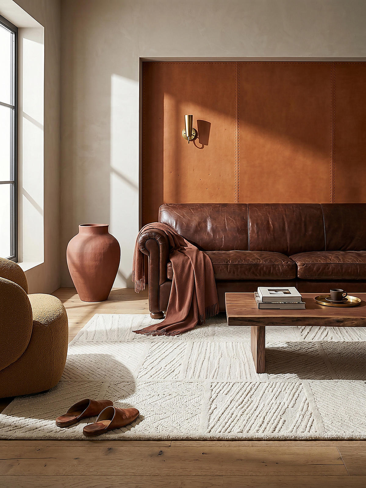 WOLLTEPPICH CARVE, geometrisch, Weiß, 140 x 200 cm - Beige, Textil (140/200cm) - KADIMA DESIGN