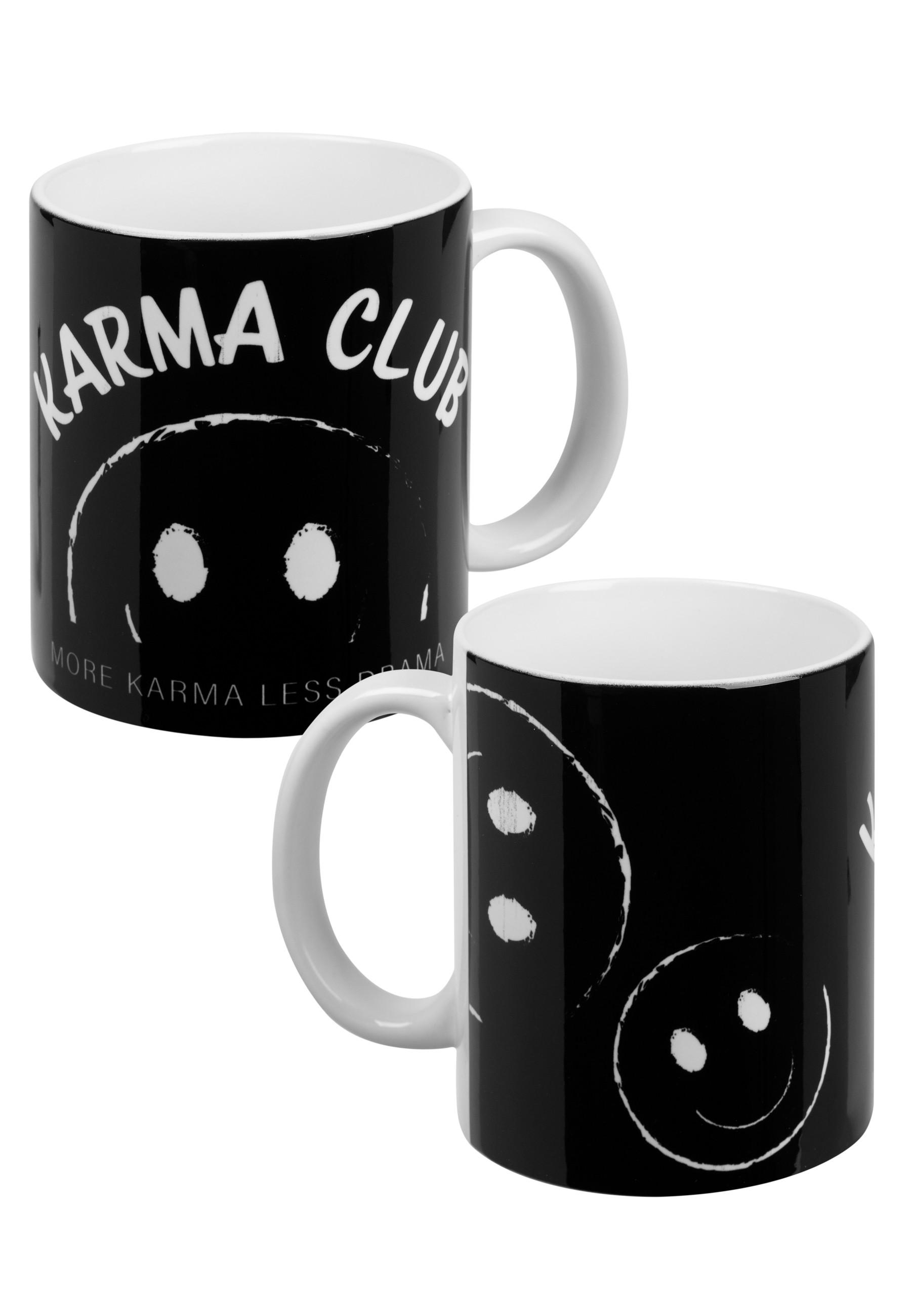 KAFFEEBECHER Karma Club Schwarz 320 ml - Schwarz, Keramik (0.32L) - United Labels