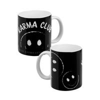 KAFFEEBECHER Karma Club Schwarz 320 ml - Schwarz, Keramik (0.32L) - United Labels
