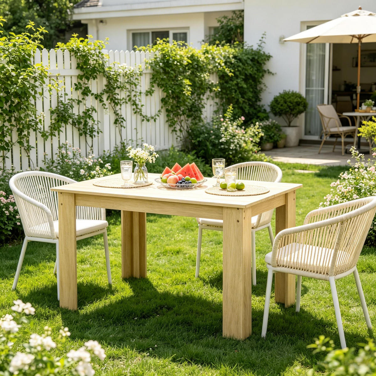 ESSTISCH 120/69/75 cm mit zentralem Design DE-39945 Eiche - Eichefarben, Holzwerkstoff (69/120/75cm) - ComfortXL