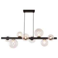 PENDELLEUCHTE William 90/25/160 cm - Transparent, Metall (90/25/160cm) - ZMH