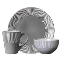 FRÜHSTÜCKS-SET Banda Grau 18er Set - Grau, Keramik (1/1/1cm) - Ritzenhoff Breker