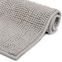 VORLEGER MATTE BeauMare WR 50/50 cm Hellgrau - Hellgrau, Textil (50/50cm) - Beautissu 