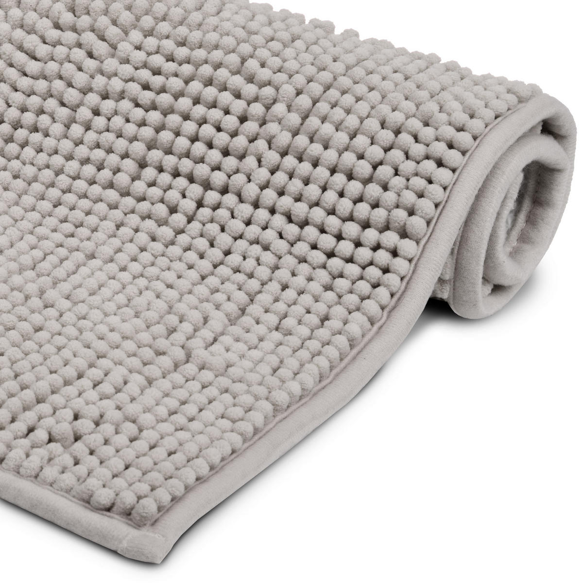 VORLEGER MATTE BeauMare WR 50/50 cm Hellgrau - Hellgrau, Textil (50/50cm) - Beautissu 
