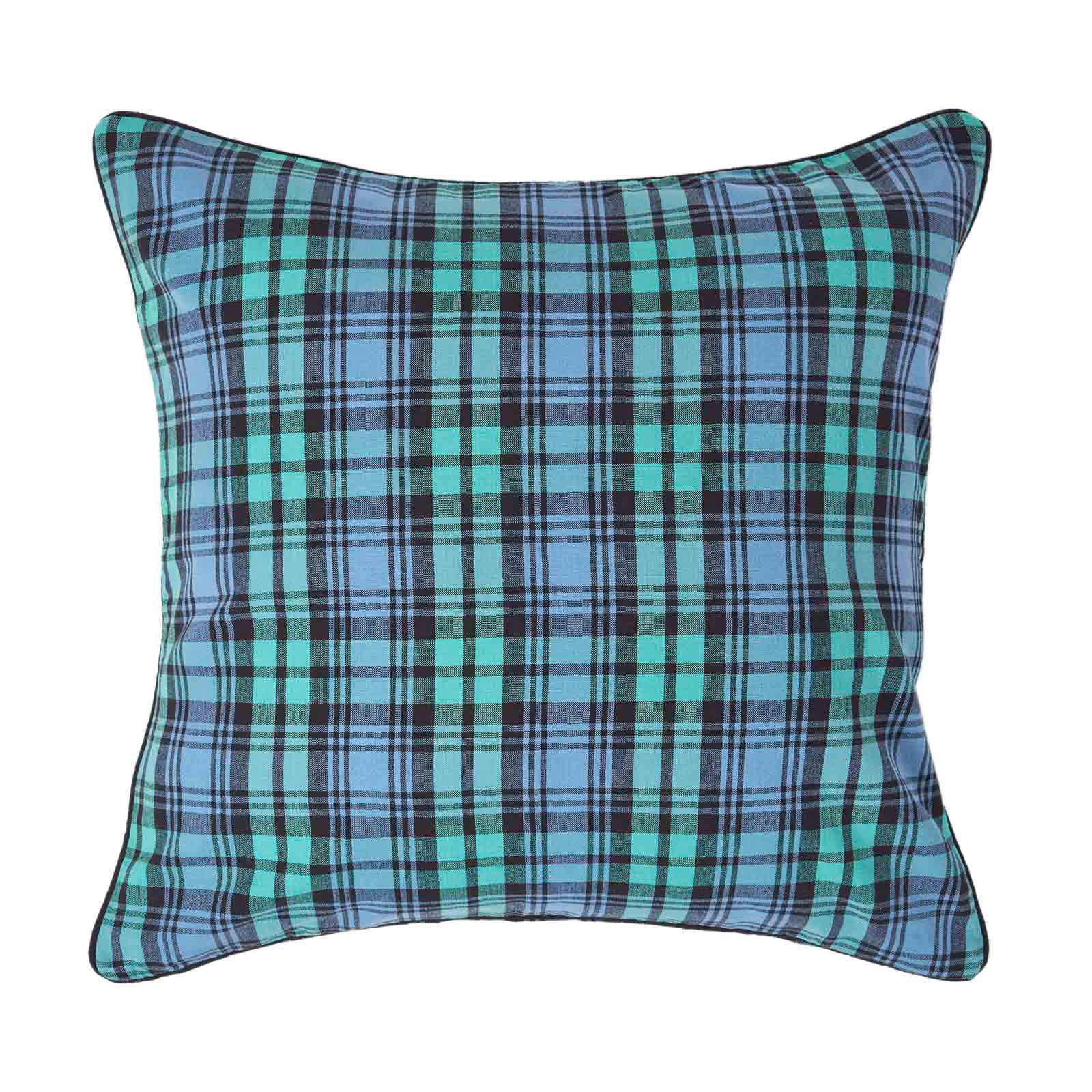 KISSENHÜLLE Black Watch Schottenkaro 60/60 cm - Blau, Textil (60/60cm) - Homescapes