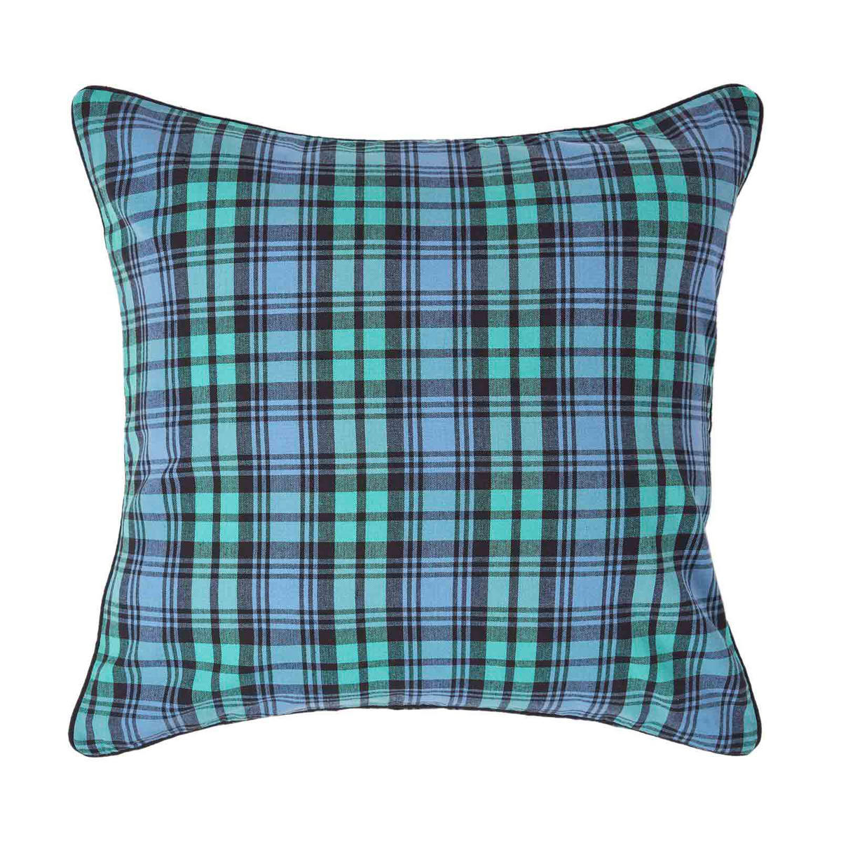 KISSENHÜLLE Black Watch Schottenkaro 60/60 cm - Blau, Textil (60/60cm) - Homescapes