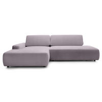 ECKSOFA Bamby Braun 276 cm - Braun, Textil (276/82/164cm) - Pillovely