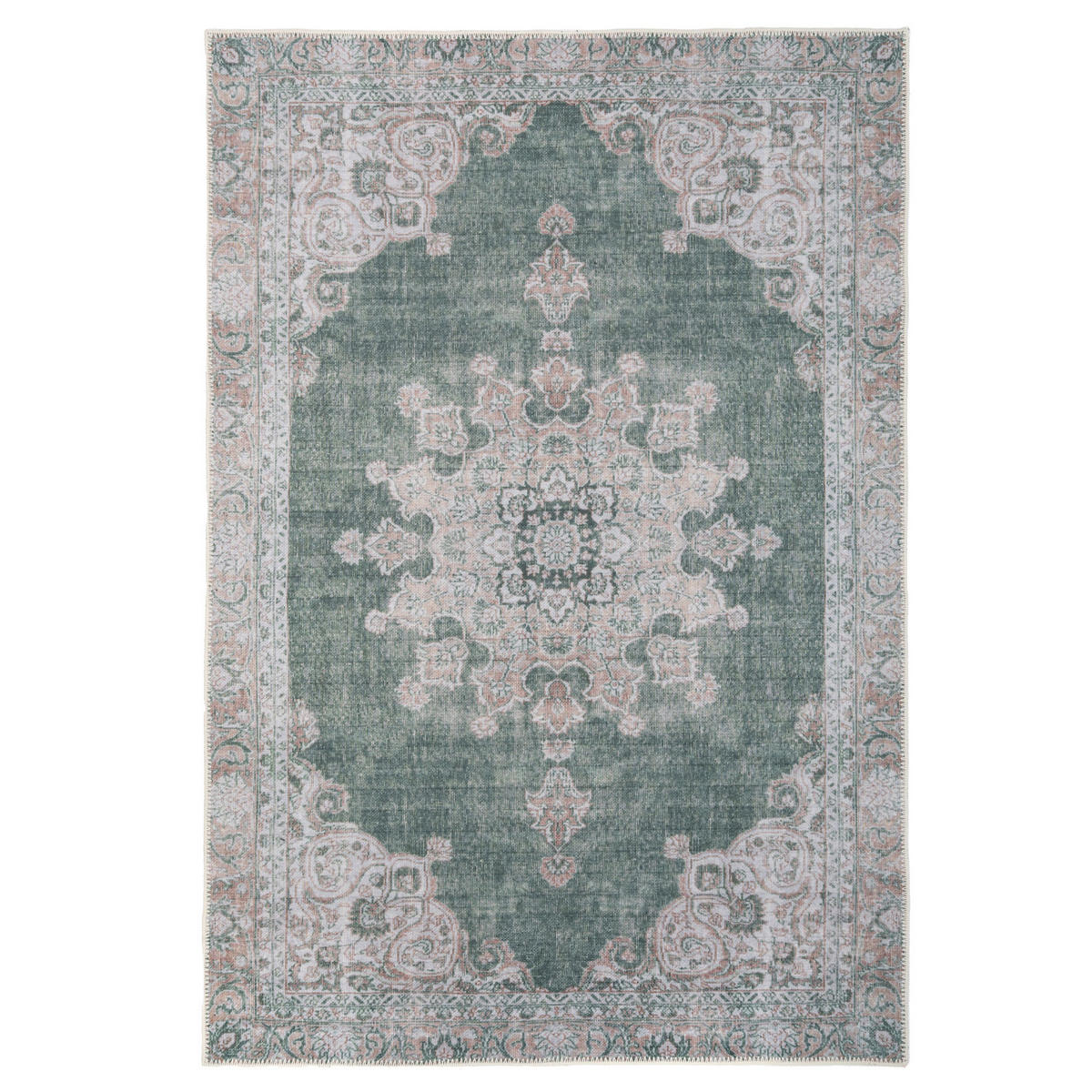 FLACHWEBETEPPICH Orion - Grün, Textil (60/240cm) - Kukoon Rugs