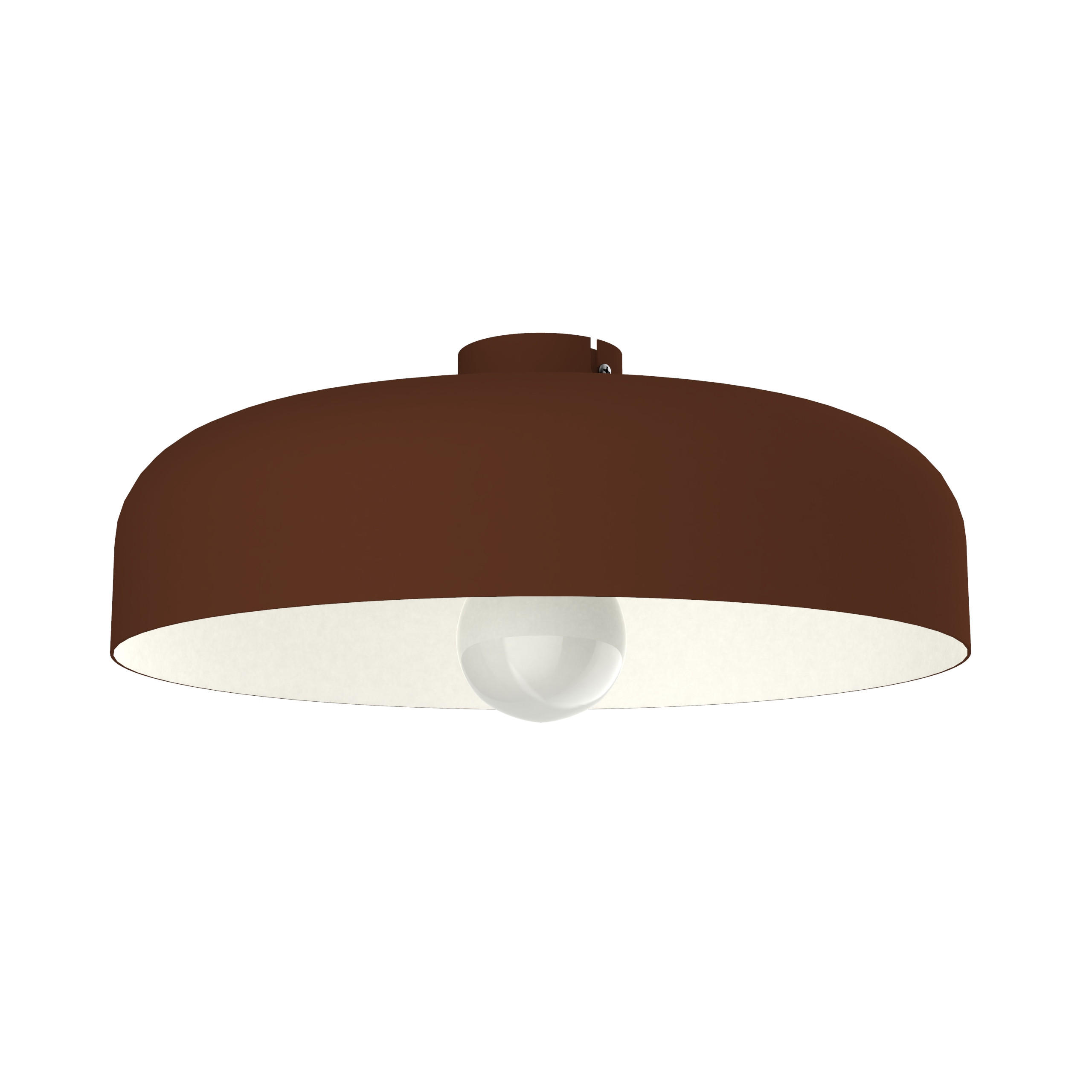 DECKENLEUCHTE - Dunkelbraun, Metall (40/40/12cm) - Lumicom