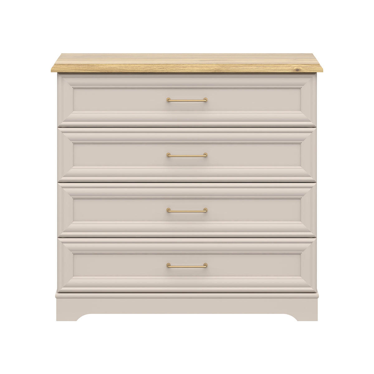 KOMODA Perle Kašmír - béžová, kompozitné drevo (94/89/44cm) - Petits-meubles