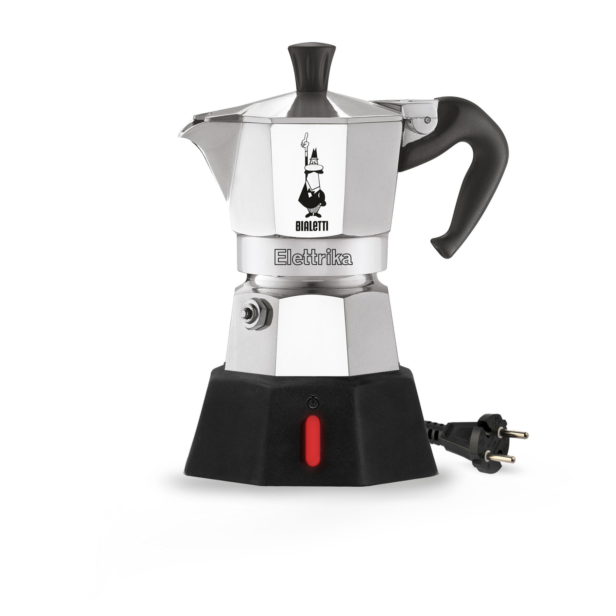 ESPRESSOKOCHER New Moka Induction für 2 Tassen, Induktion, Edelstahl, Rot, 90 ml - Rot, Metall (12/25/13cm) - Bialetti