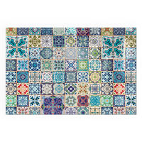 GLASPLATTE für Kamin 60x40 cm - Blau, Glas (60/40/0.4cm) - TULUP