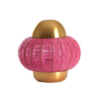 TISCHLEUCHTE CETARA Ø25x26 cm, Lampe, Metall, Rosa-Bronze - Rosa, Metall (25/25/26cm) - Light & Living